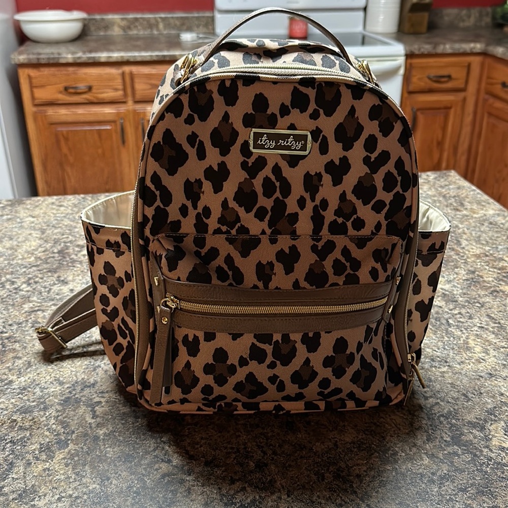 Itzy Ritzy Mini Leopard Diaper Bag